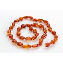 Amber necklace K36