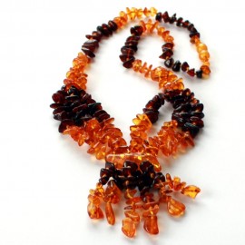 Amber necklace KP20