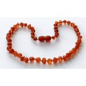 Raw Baroque Amber Teething necklace BR53