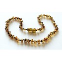 Baroque Amber Teething necklace B159