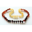 Raw Baroque Amber Teething necklace B225