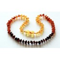 Rounded Amber Teething necklace