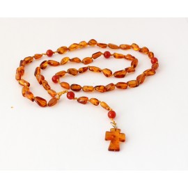 Amber rosary JR44