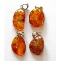 Amber Pendants (4 pc.)