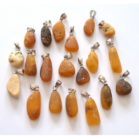 Amber Pendants (20 pcs.)