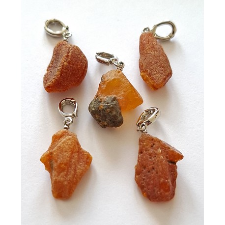 Amber Pendants (5 pc.)