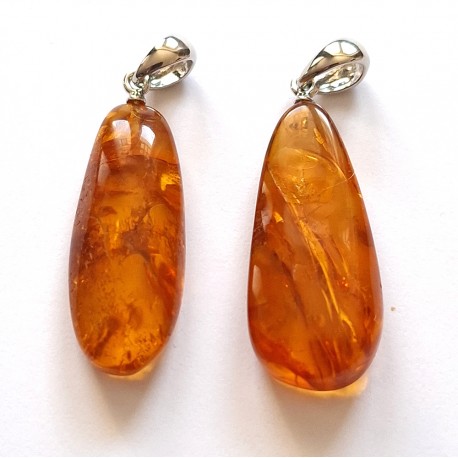 Amber Pendants (6 pc.)