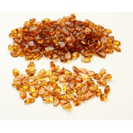 10 -14 mm Drilled Amber Beads DR14