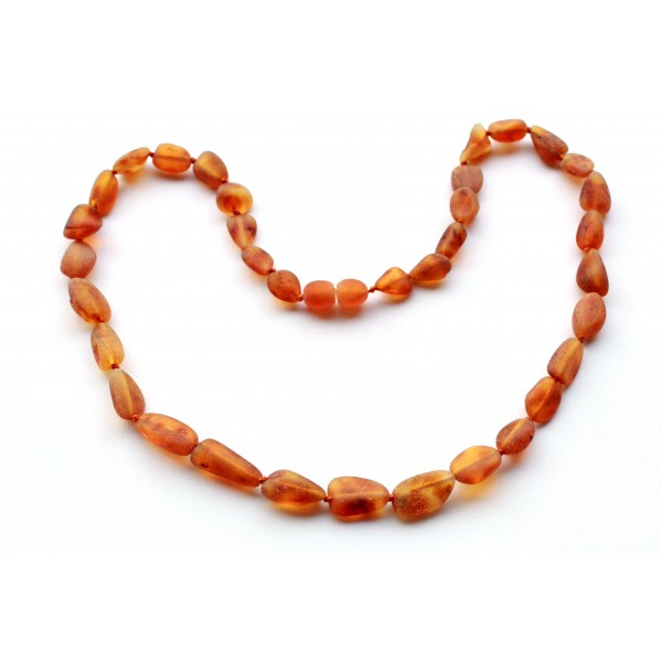 Necklaces :: Fashion :: Overlapping Butter pieces Baltic amber necklace 18in